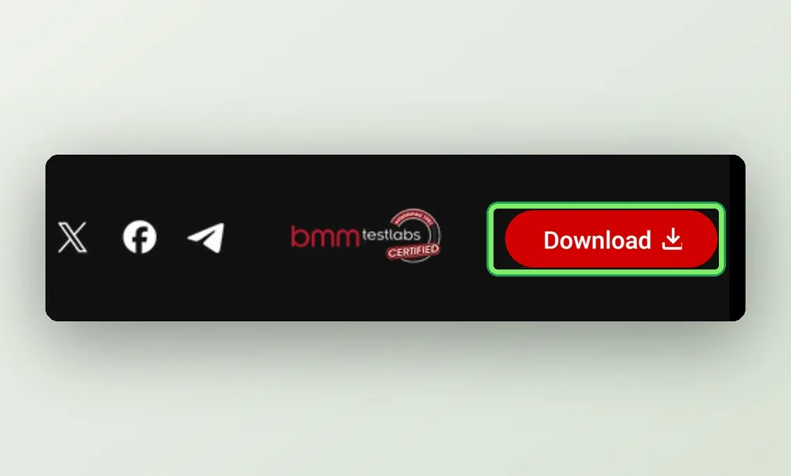 Откройте clubgg.com и нажмите Download